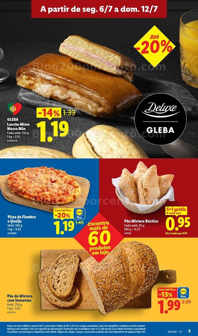 Antevisão Folheto LIDL Promoções de 6 a 12 julho - Edição Digital