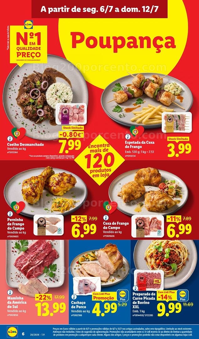 Antevisão Folheto LIDL Promoções de 6 a 12 julho - Edição Digital