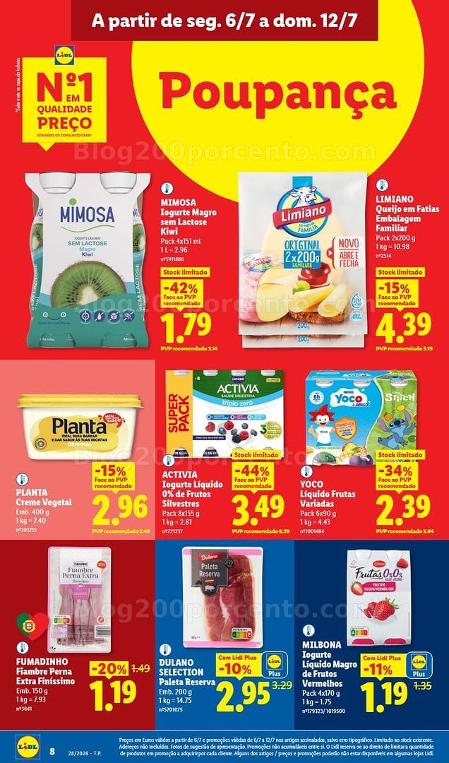 Antevisão Folheto LIDL Promoções de 6 a 12 julho - Edição Digital