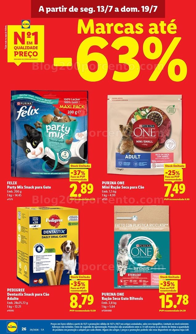 Antevisão Folheto LIDL Promoções de 13 a 19 julho