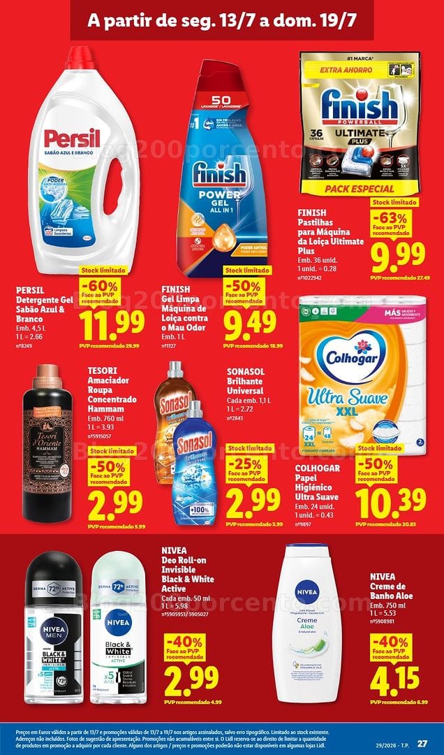 Antevisão Folheto LIDL Promoções de 13 a 19 julho