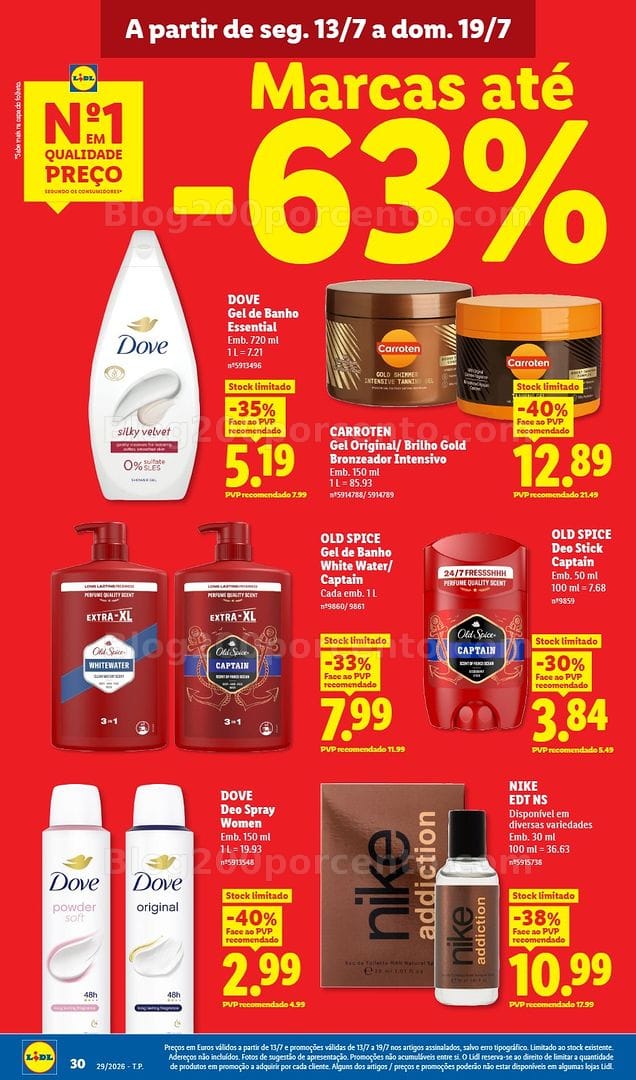 Antevisão Folheto LIDL Promoções de 13 a 19 julho