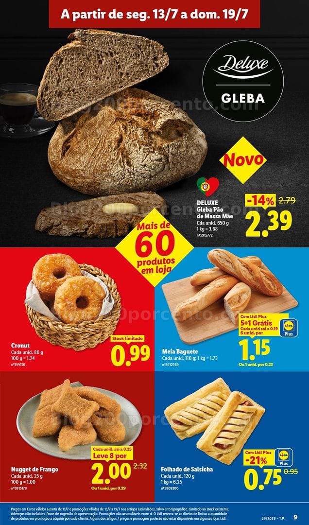 Antevisão Folheto LIDL Promoções de 13 a 19 julho