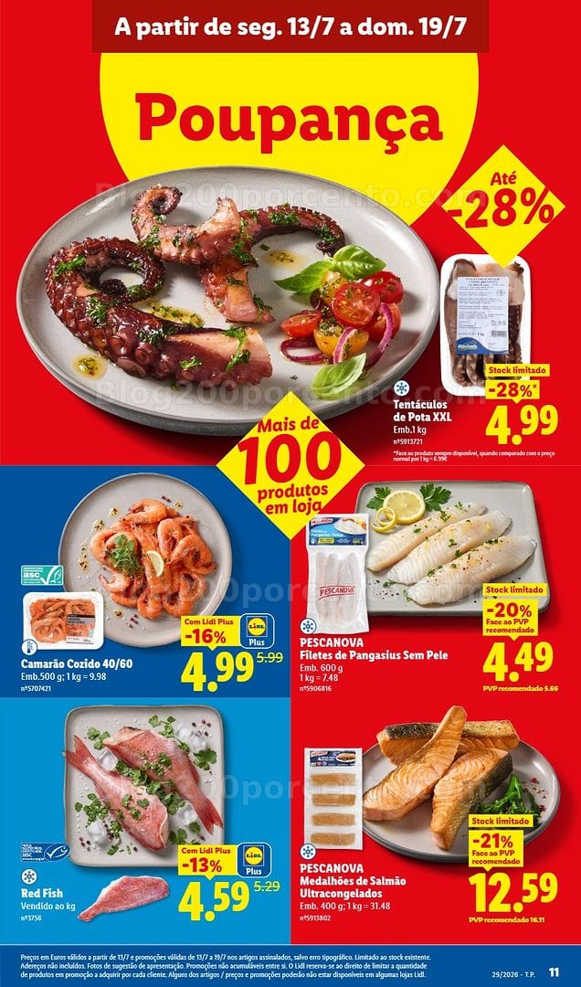 Antevisão Folheto LIDL Promoções de 13 a 19 julho