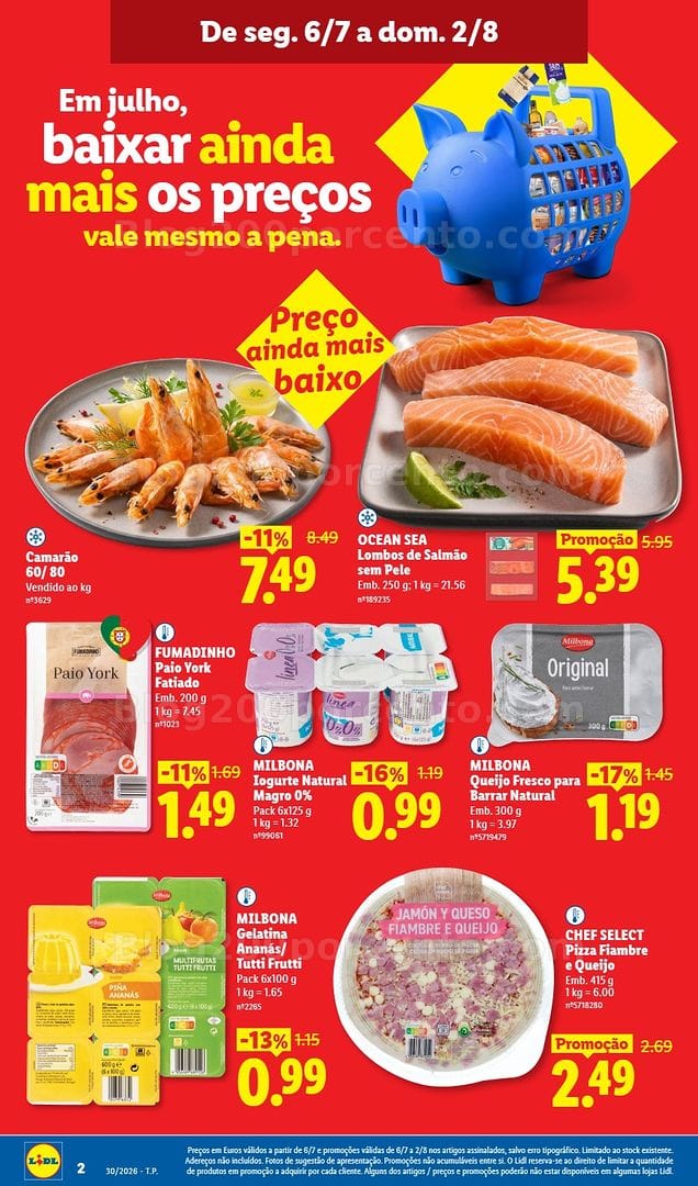Antevisão Folheto LIDL Promoções de 20 a 26 julho