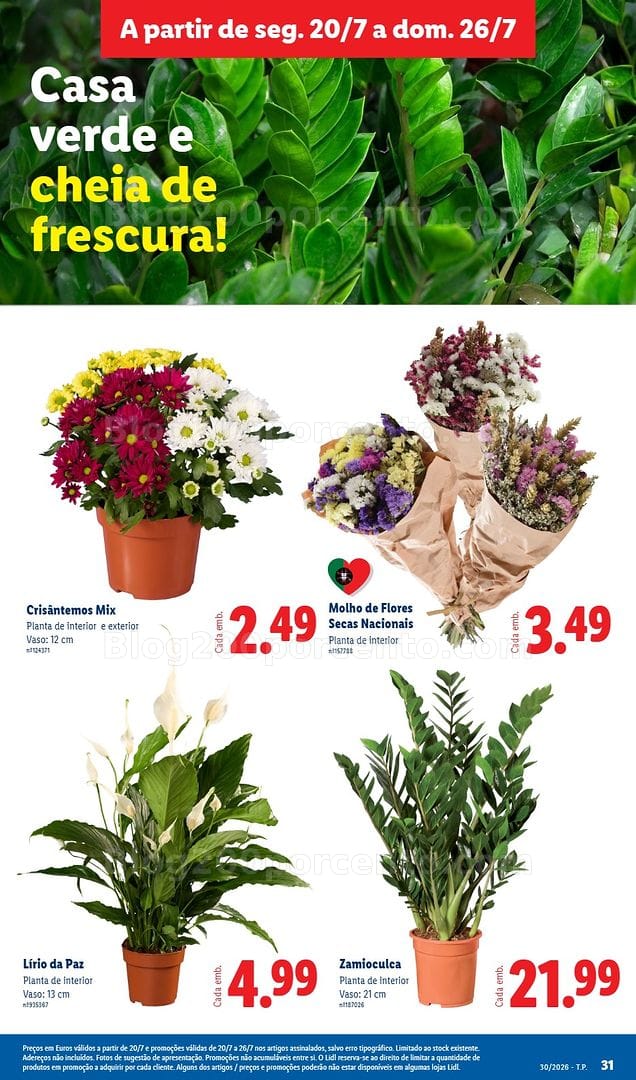 Antevisão Folheto LIDL Promoções de 20 a 26 julho
