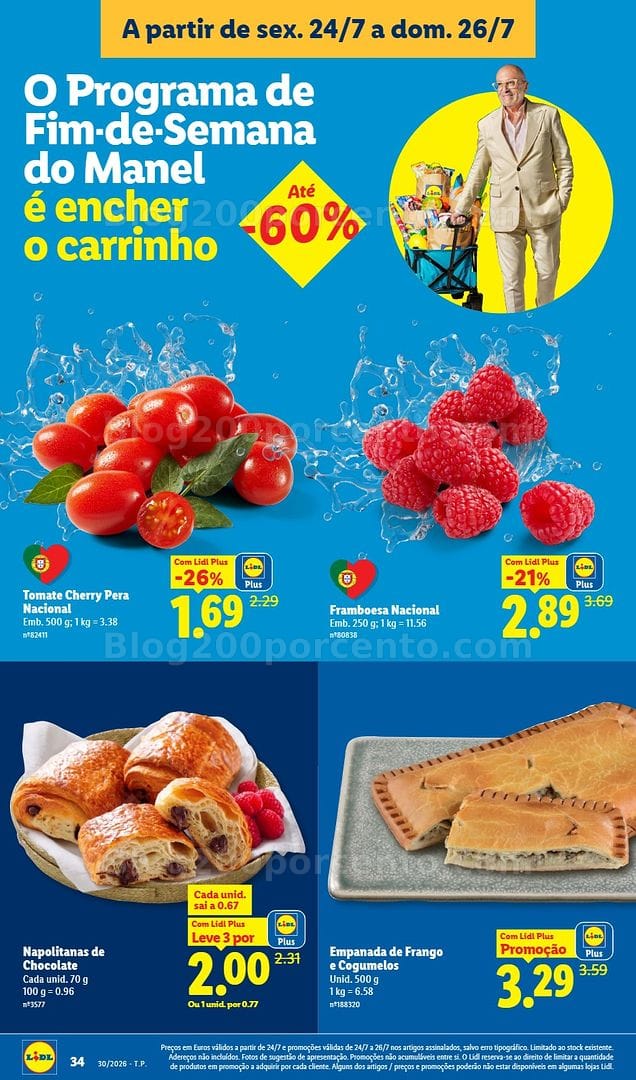 Antevisão Folheto LIDL Promoções de 20 a 26 julho