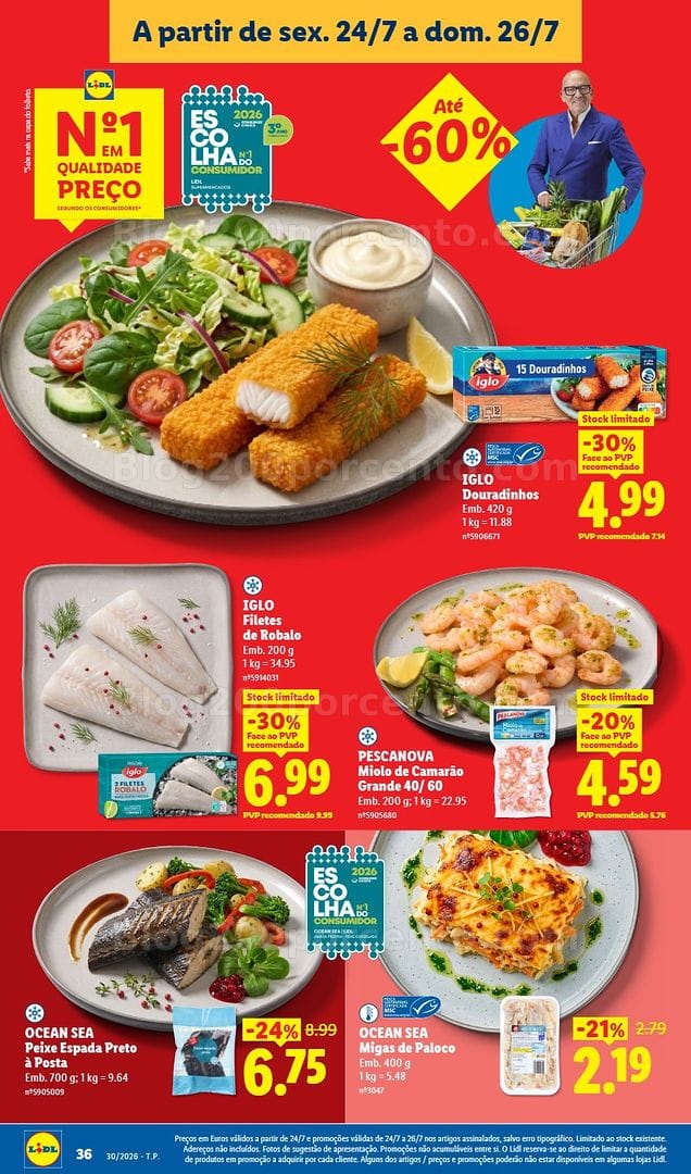 Antevisão Folheto LIDL Promoções de 20 a 26 julho