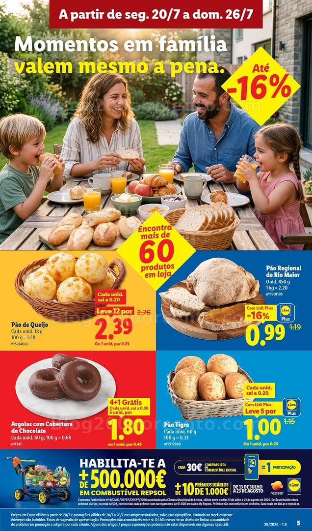 Antevisão Folheto LIDL Promoções de 20 a 26 julho