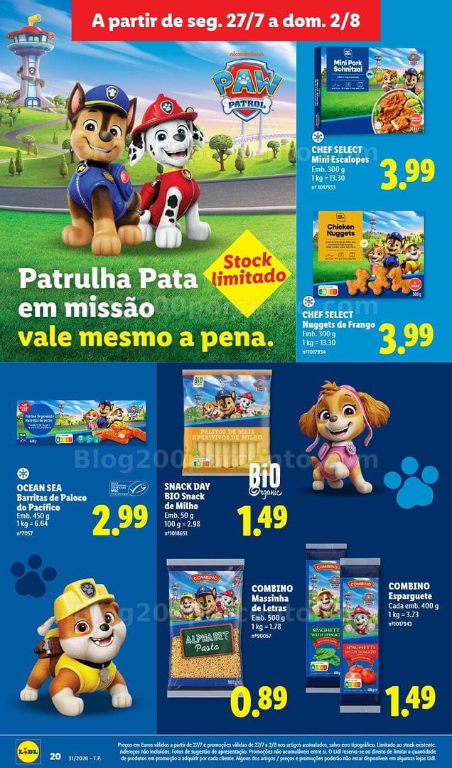 Antevisão Folheto LIDL Promoções de 27 julho a 2 agosto