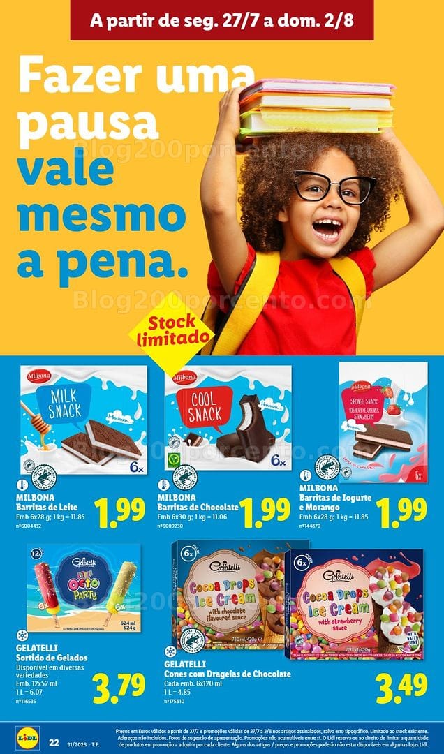 Antevisão Folheto LIDL Promoções de 27 julho a 2 agosto