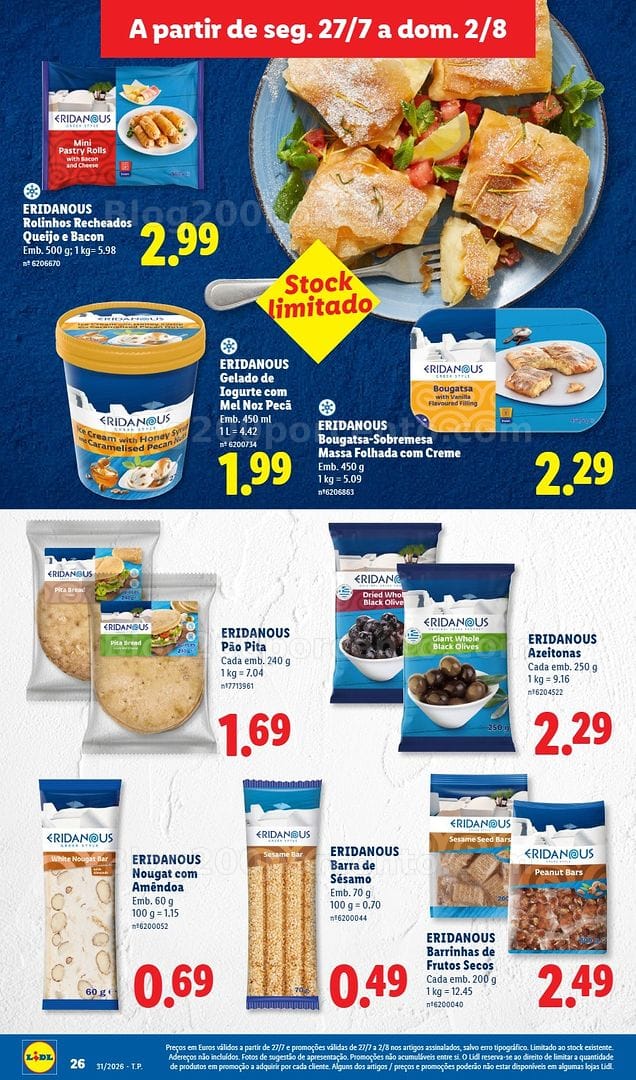 Antevisão Folheto LIDL Promoções de 27 julho a 2 agosto