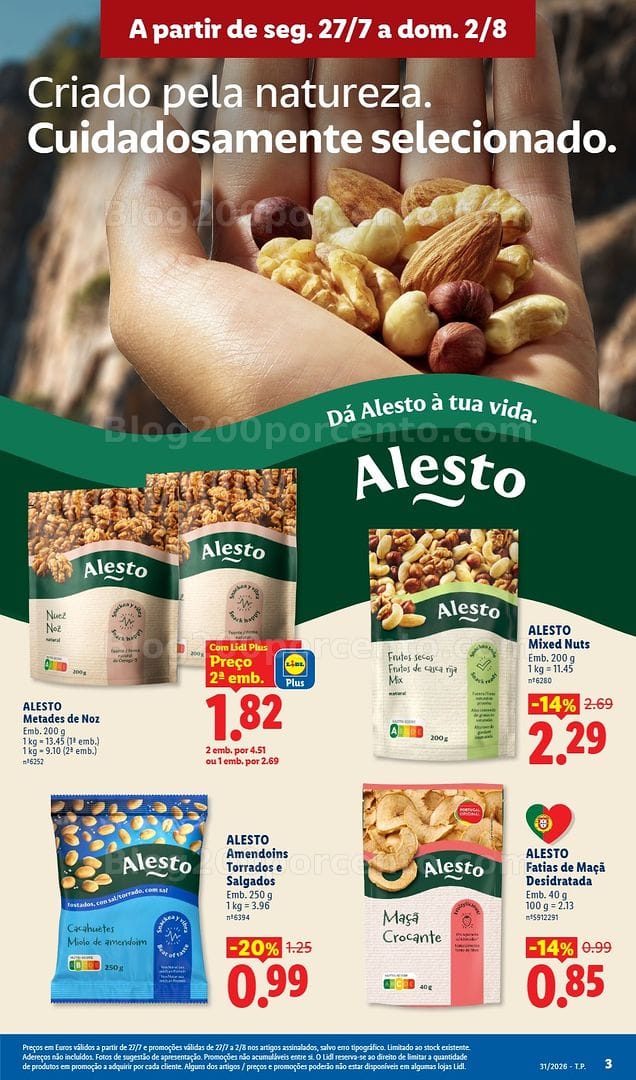 Antevisão Folheto LIDL Promoções de 27 julho a 2 agosto