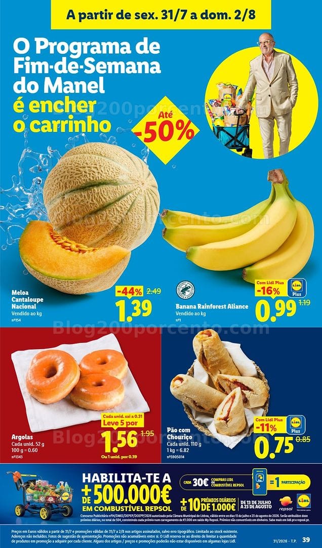 Antevisão Folheto LIDL Promoções de 27 julho a 2 agosto