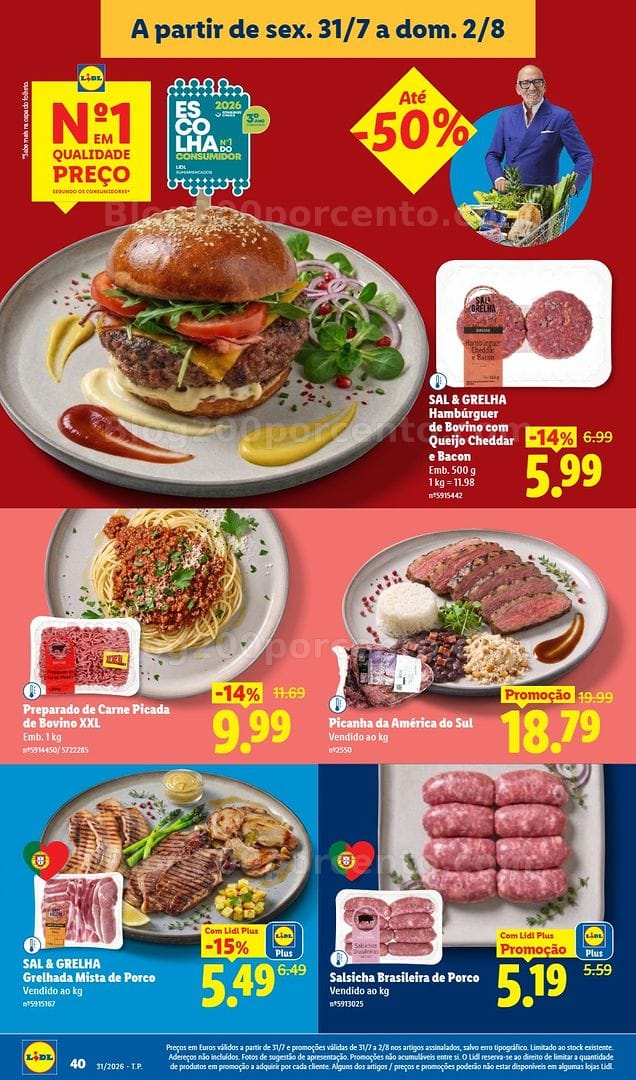 Antevisão Folheto LIDL Promoções de 27 julho a 2 agosto
