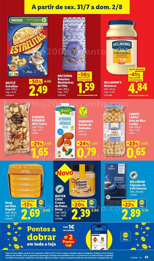 Antevisão Folheto LIDL Promoções de 27 julho a 2 agosto