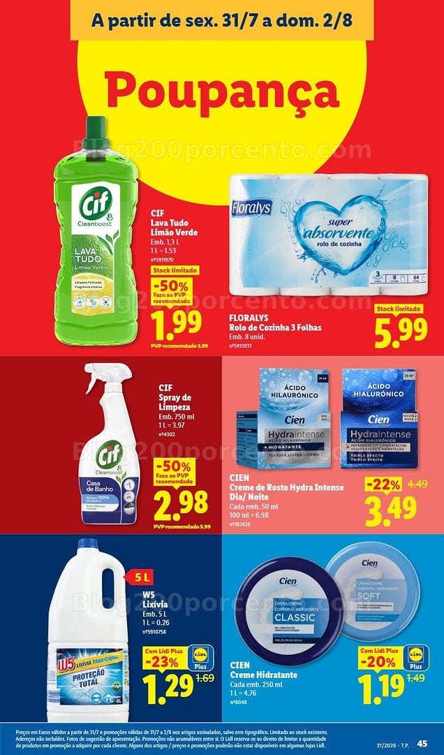 Antevisão Folheto LIDL Promoções de 27 julho a 2 agosto