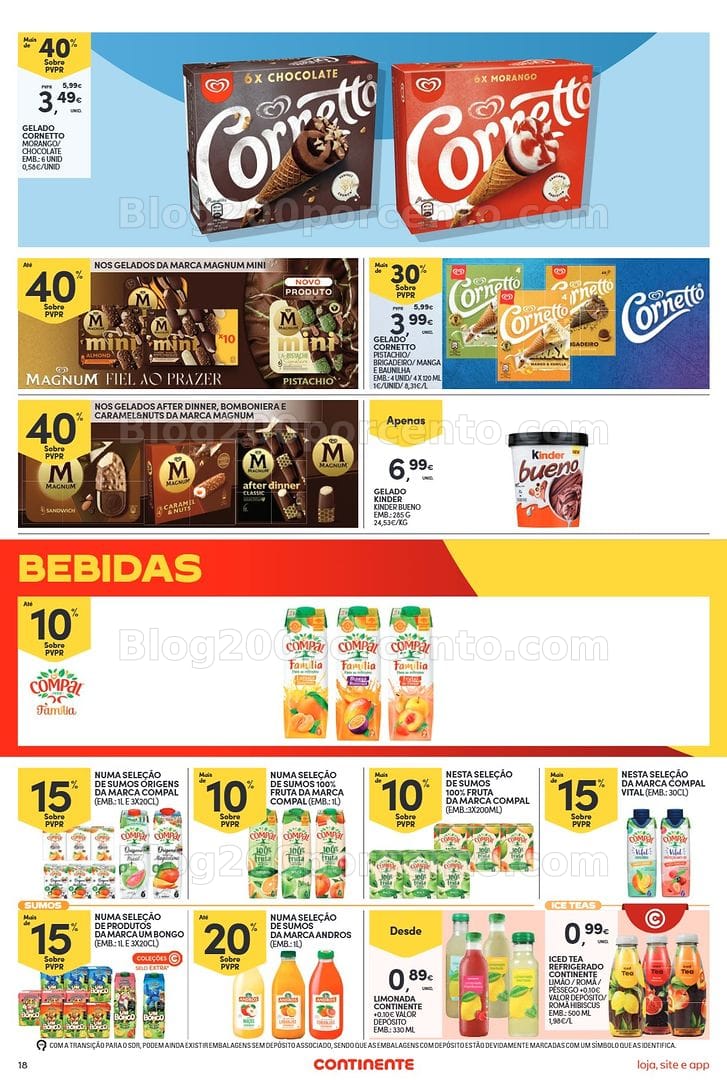 Antevisão Folheto CONTINENTE Bom Dia Promoções de 7 a 13 julho
