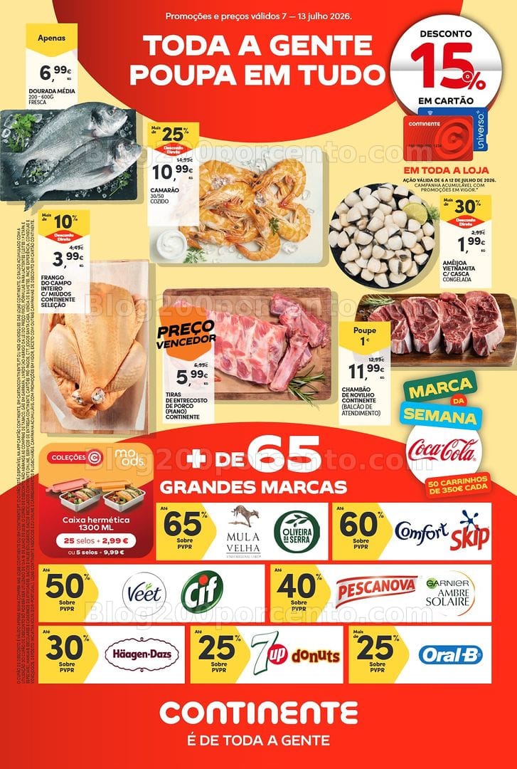 Antevisão Folheto CONTINENTE Bom Dia Promoções de 7 a 13 julho