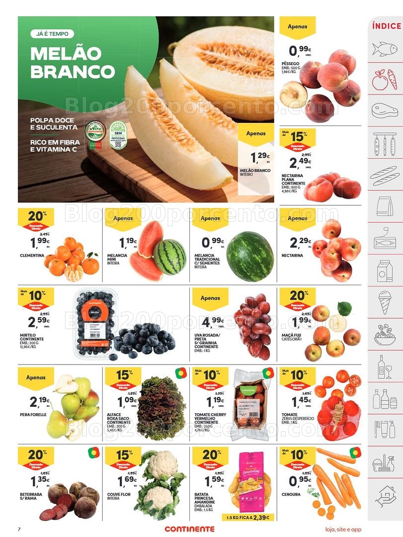 Antevisão Folheto CONTINENTE Promoções de 7 a 13 julho - Edição Digital