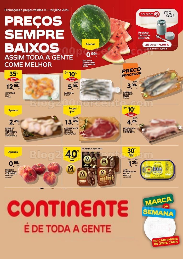 Antevisão Folheto CONTINENTE Promoções de 14 a 20 julho - Edição Digital