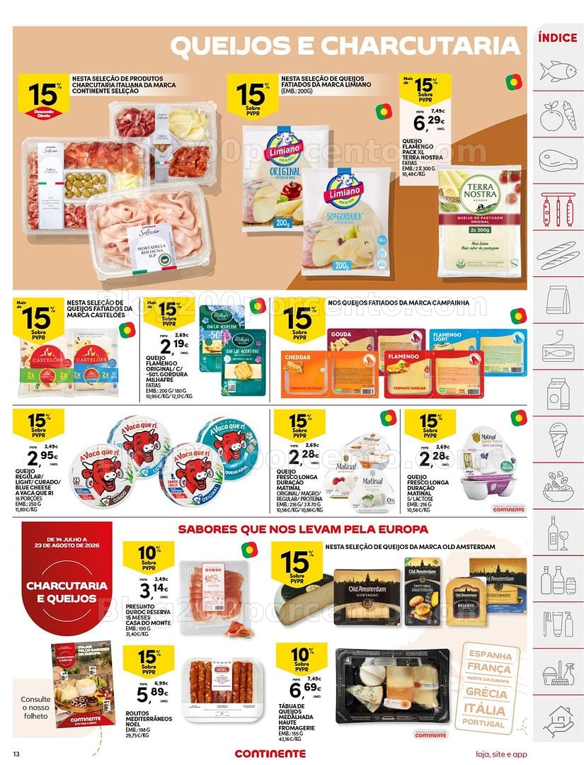 Antevisão Folheto CONTINENTE Promoções de 14 a 20 julho - Edição Digital