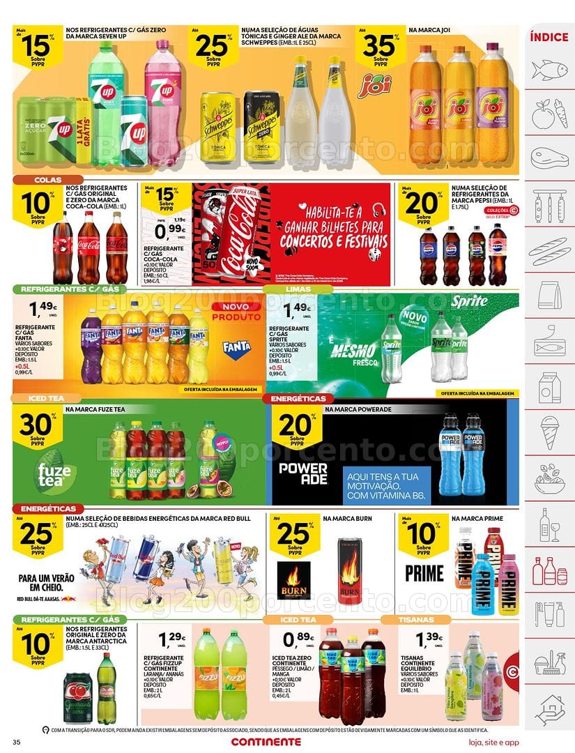 Antevisão Folheto CONTINENTE Promoções de 14 a 20 julho - Edição Digital