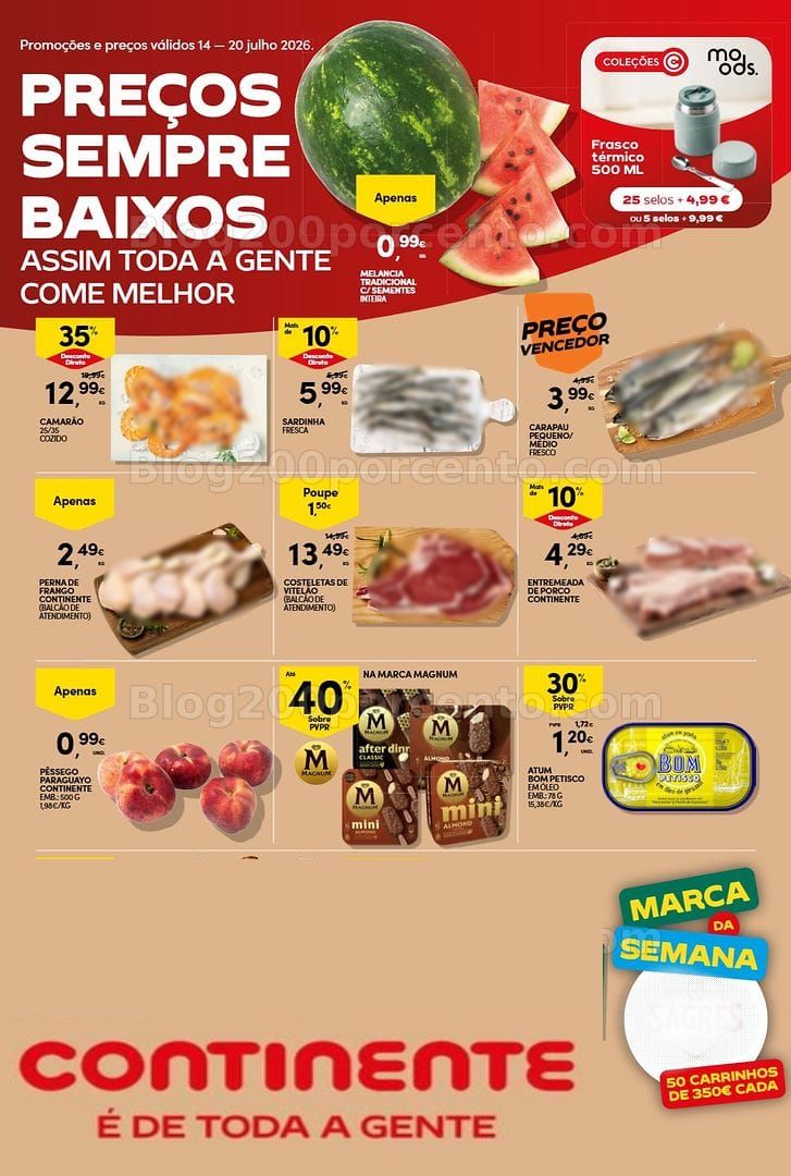 Antevisão Folheto CONTINENTE Bom Dia Promoções de 14 a 20 julho
