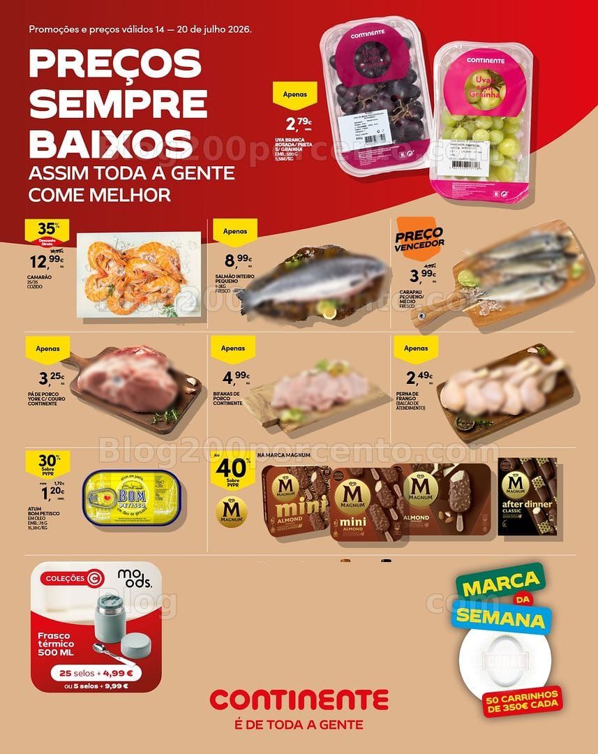 Antevisão Folheto CONTINENTE Madeira Promoções de 14 a 20 julho