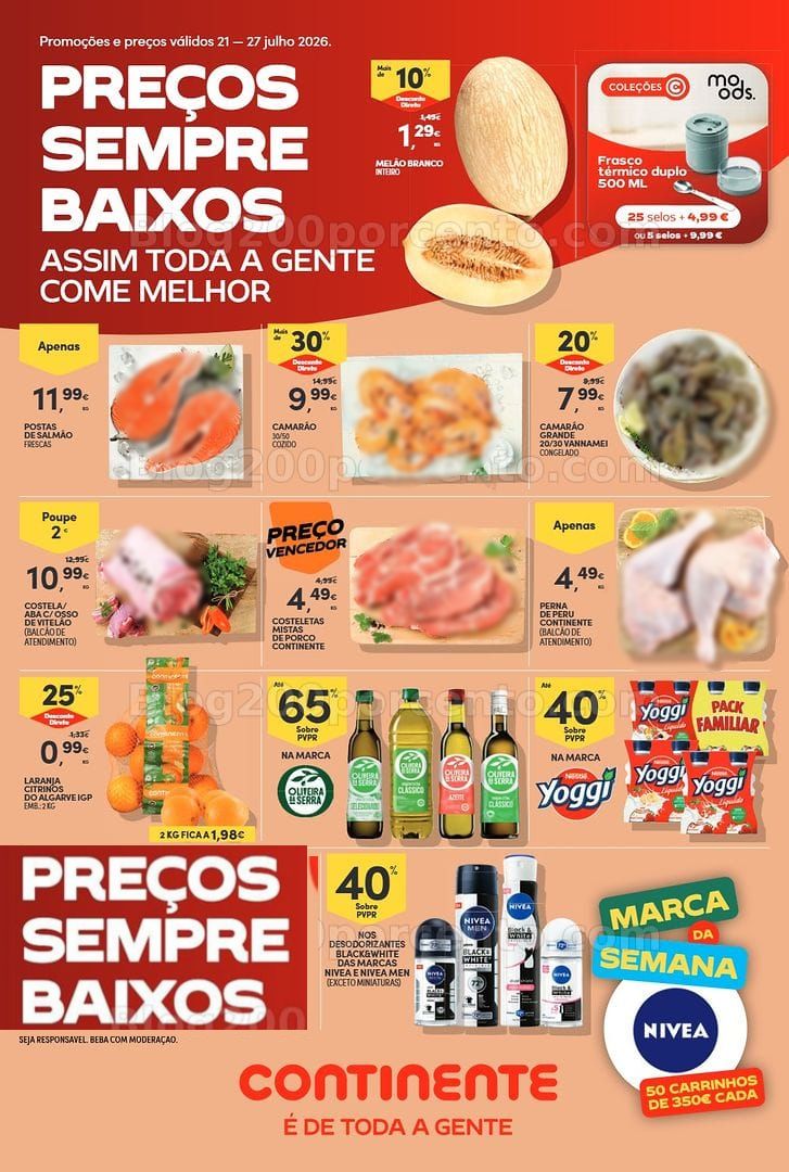 Antevisão Folheto CONTINENTE Bom Dia Promoções de 21 a 27 julho