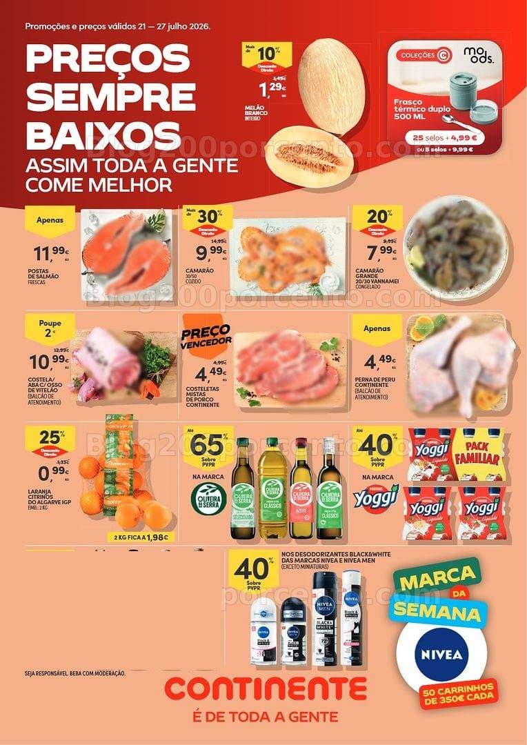 Antevisão Folheto CONTINENTE Promoções de 21 a 27 julho - Edição Digital
