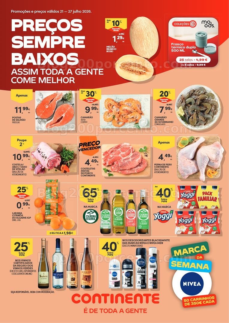 Antevisão Folheto CONTINENTE Promoções de 21 a 27 julho - Edição Digital