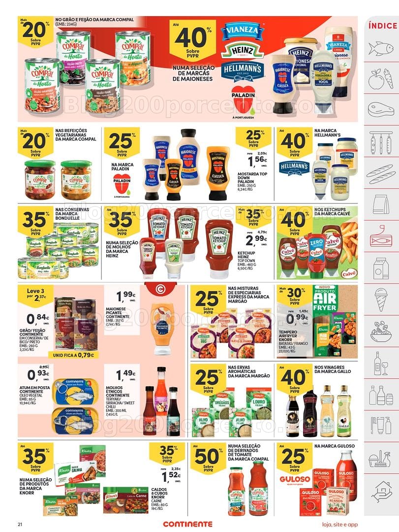 Antevisão Folheto CONTINENTE Promoções de 21 a 27 julho - Edição Digital