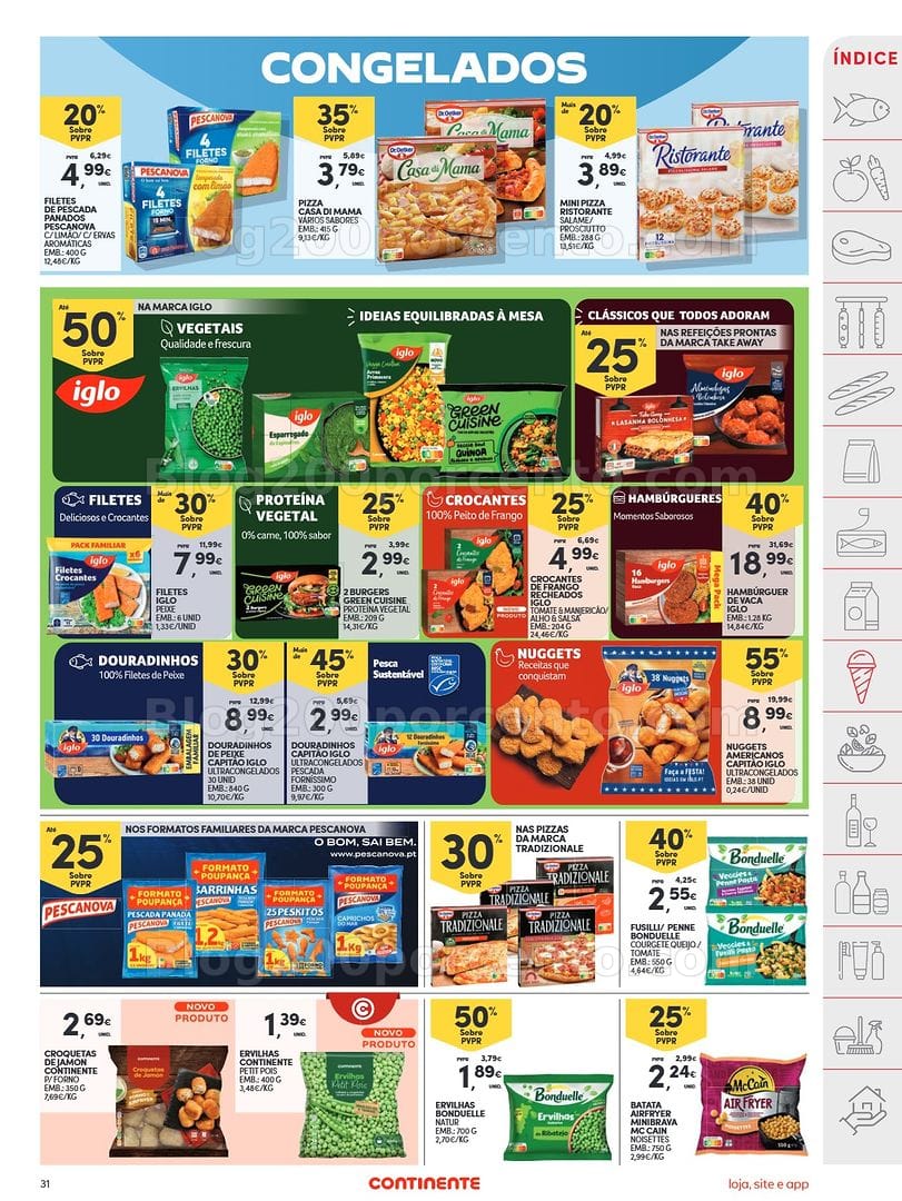 Antevisão Folheto CONTINENTE Promoções de 21 a 27 julho - Edição Digital
