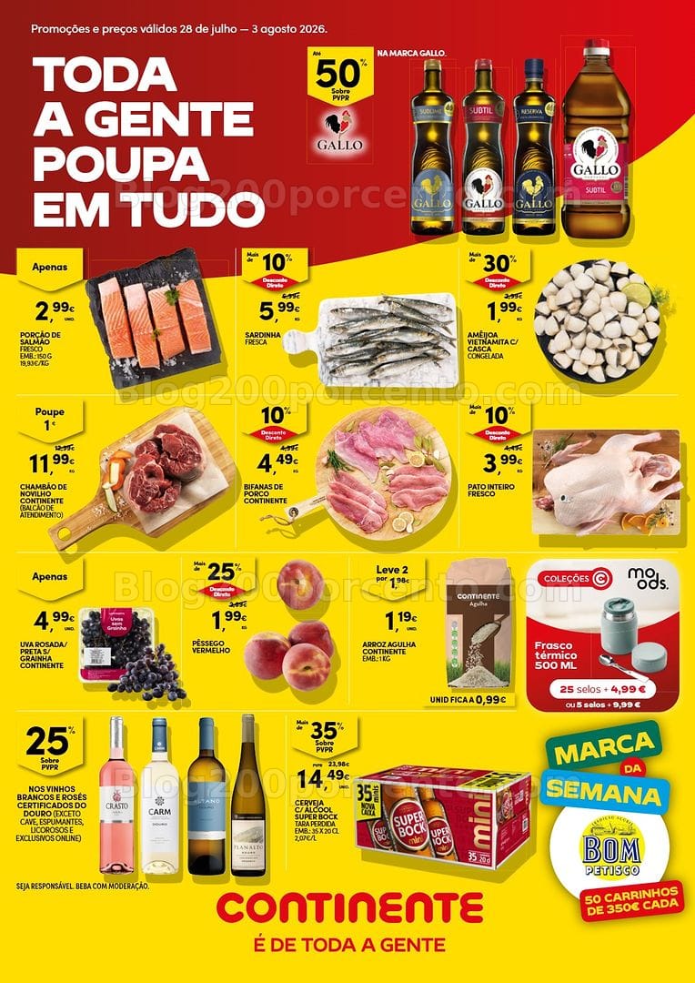 Antevisão Folheto CONTINENTE Promoções de 28 julho a 3 agosto - Edição Digital
