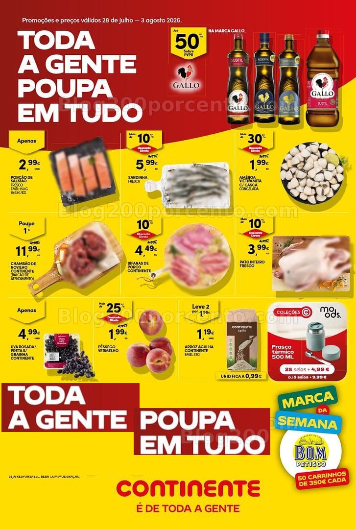 Antevisão Folheto CONTINENTE Bom Dia Promoções de 28 julho a 3 agosto