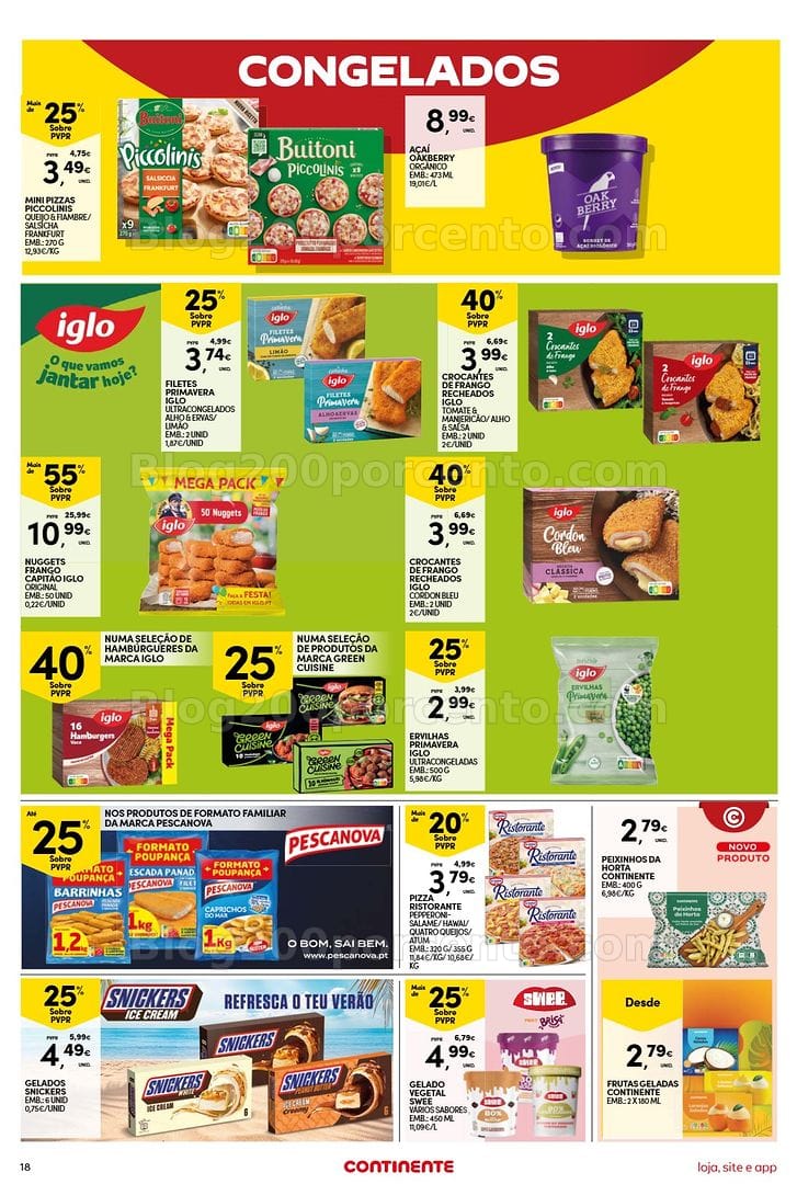 Antevisão Folheto CONTINENTE Bom Dia Promoções de 28 julho a 3 agosto