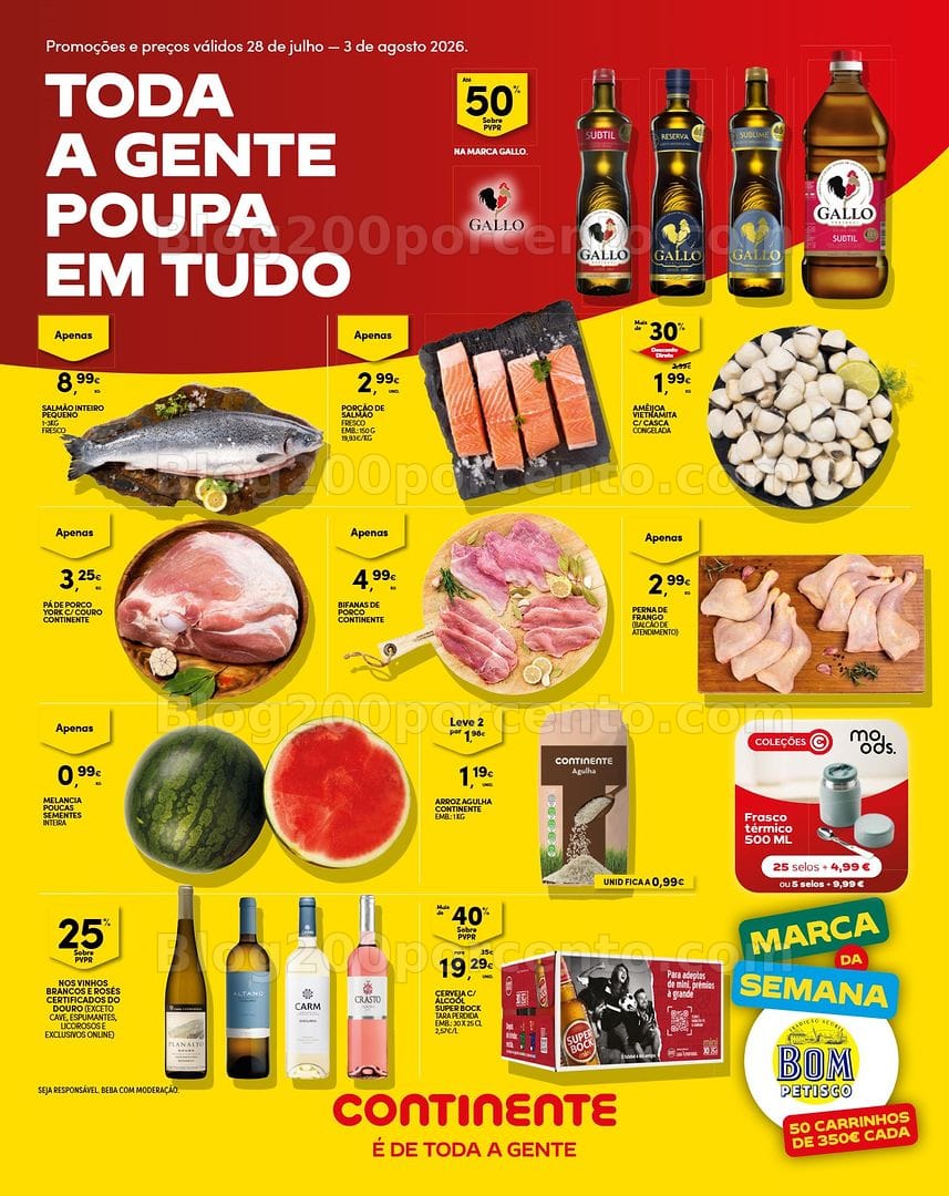Antevisão Folheto CONTINENTE Madeira Promoções de 28 julho a 3 agosto