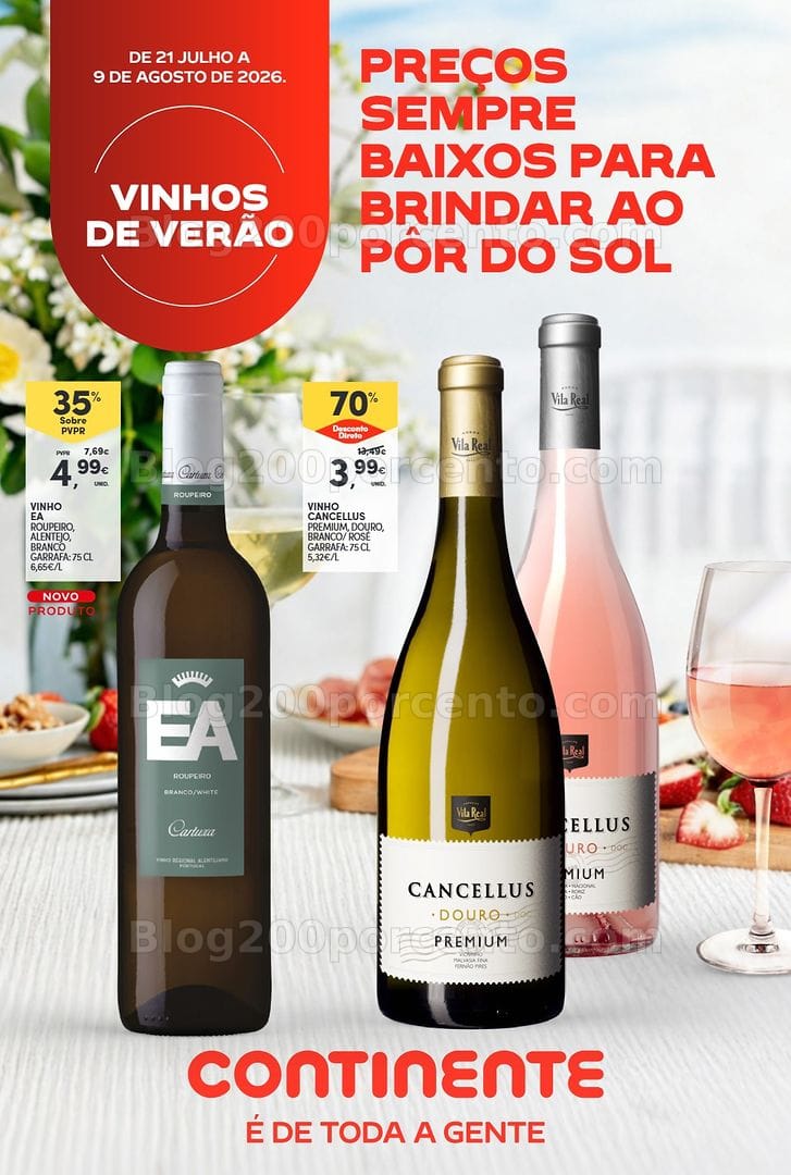 Antevisão Folheto CONTINENTE Extra Promoções de 21 julho a 9 agosto