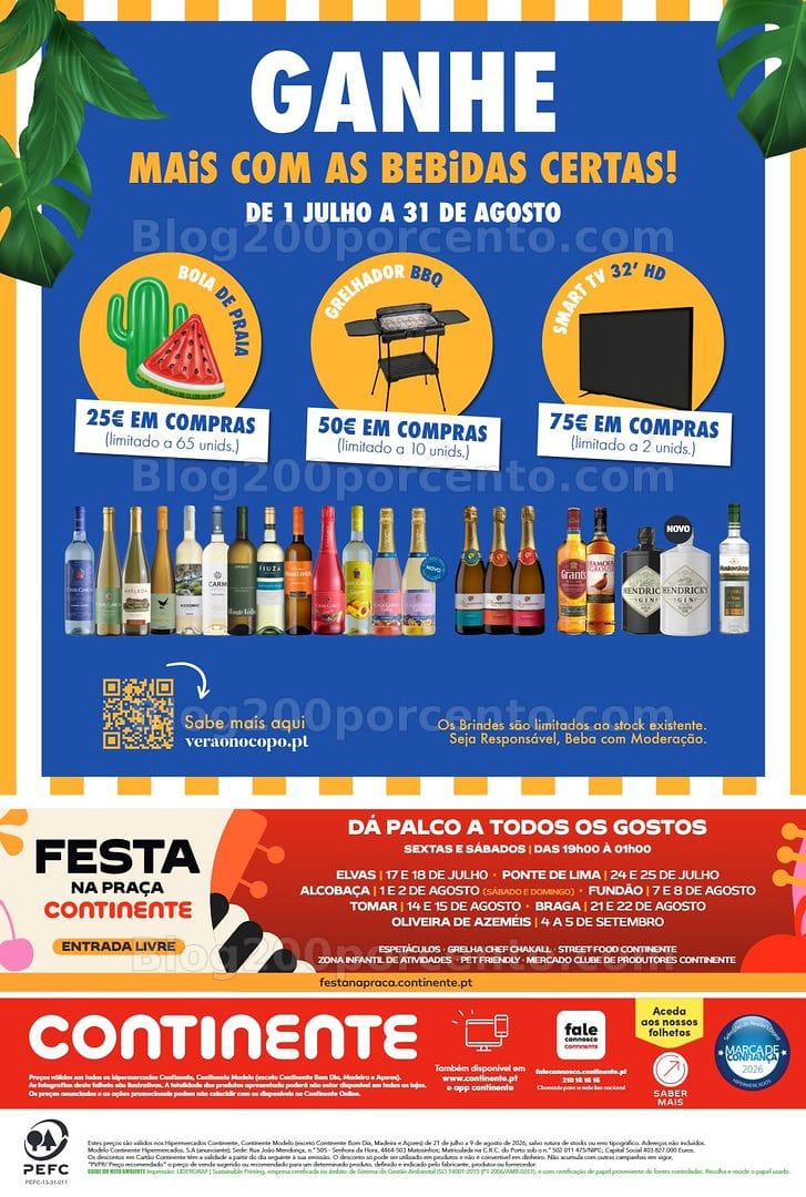 Antevisão Folheto CONTINENTE Extra Promoções de 21 julho a 9 agosto