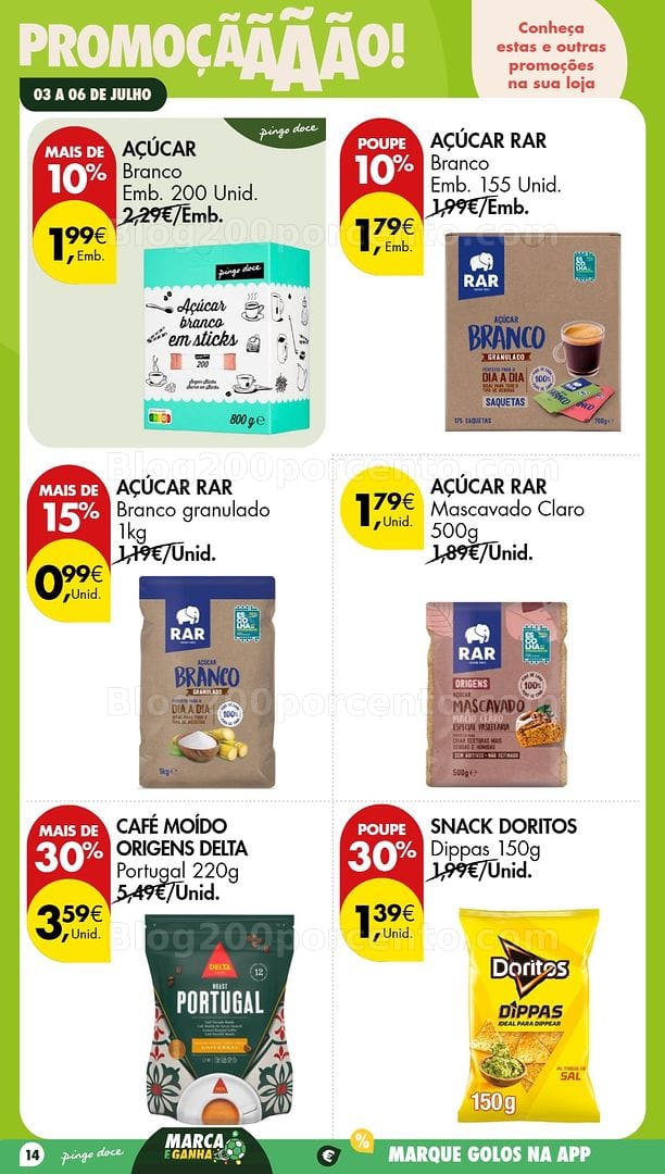 Antevisão Folheto PINGO DOCE Promoções Fim de Semana - 3 a 6 julho