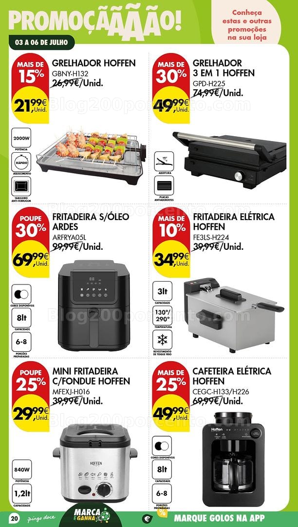 Antevisão Folheto PINGO DOCE Promoções Fim de Semana - 3 a 6 julho