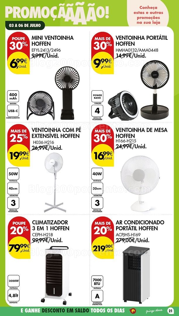 Antevisão Folheto PINGO DOCE Promoções Fim de Semana - 3 a 6 julho