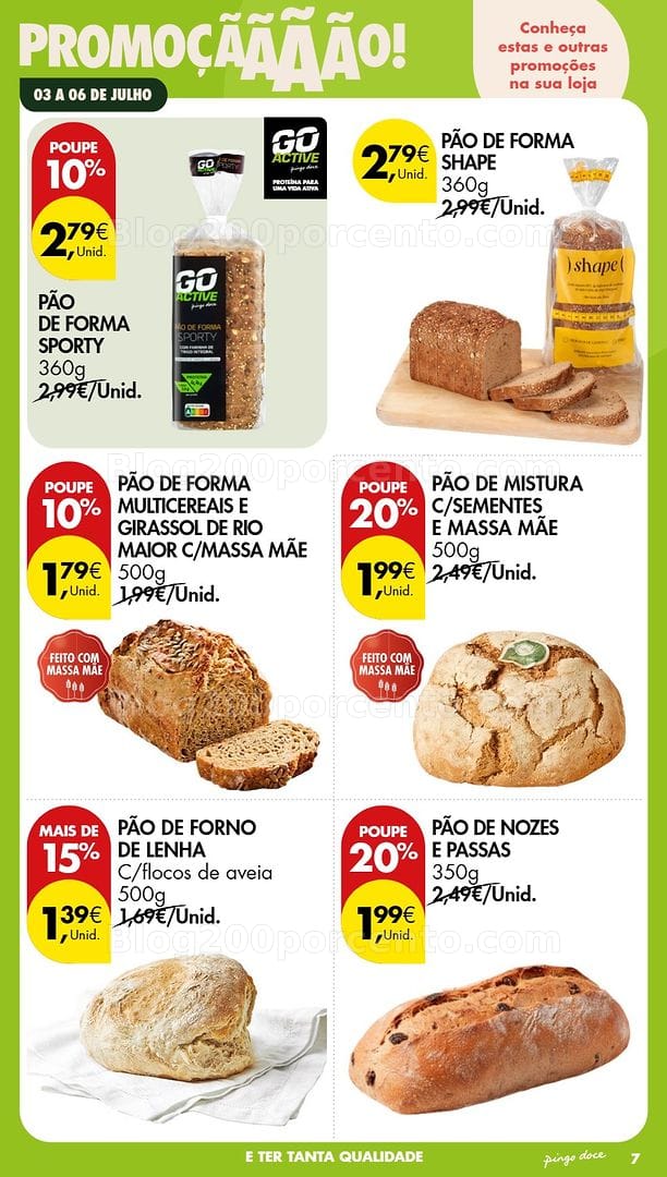 Antevisão Folheto PINGO DOCE Promoções Fim de Semana - 3 a 6 julho