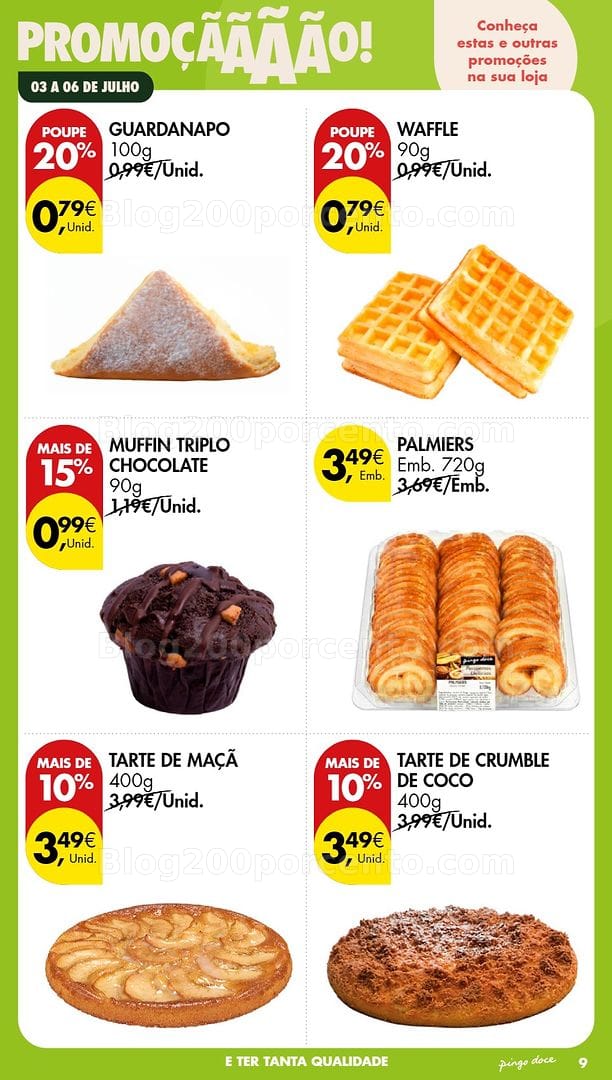 Antevisão Folheto PINGO DOCE Promoções Fim de Semana - 3 a 6 julho