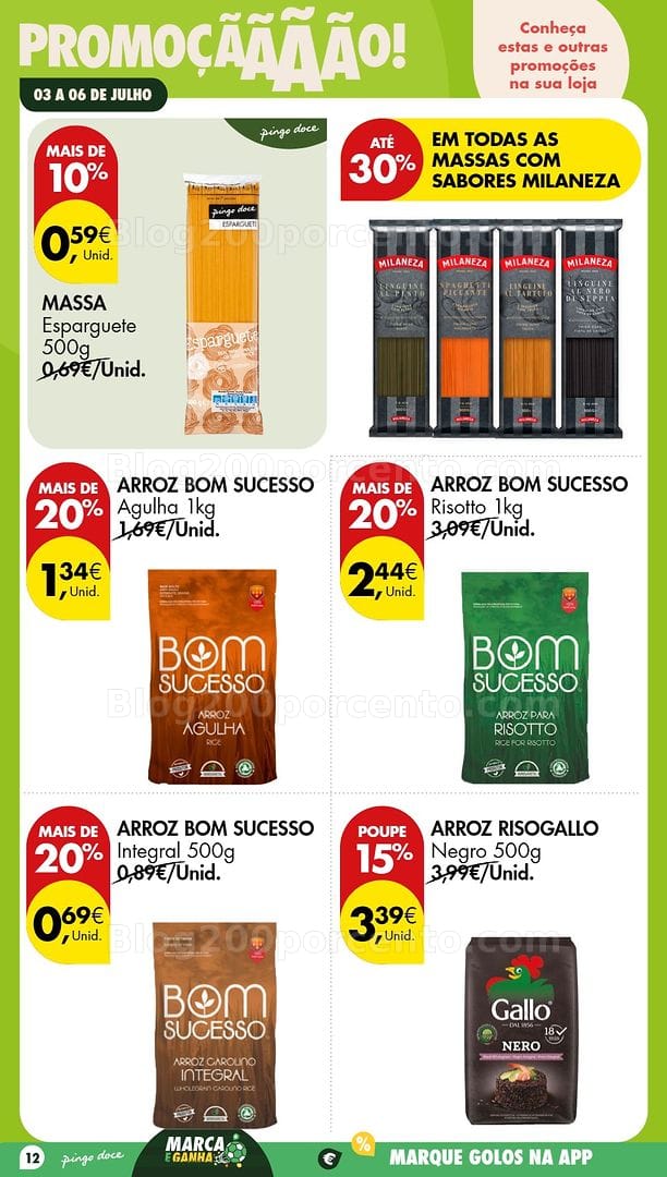 Antevisão Folheto PINGO DOCE Promoções Fim de Semana - 3 a 6 julho