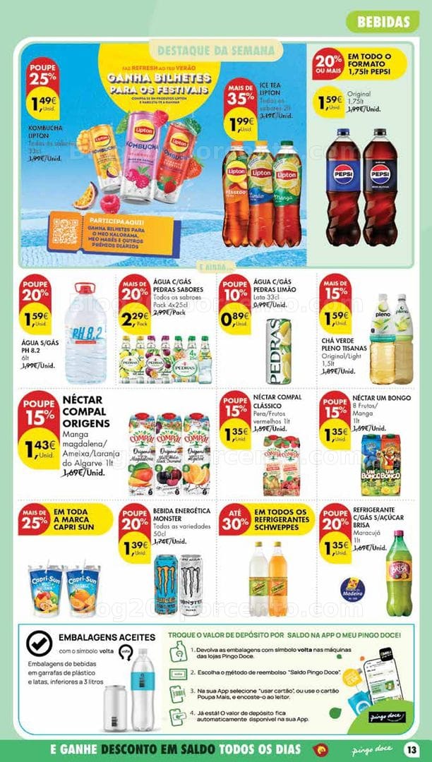 Antevisão Folheto PINGO DOCE Madeira Promoções de 14 a 20 julho