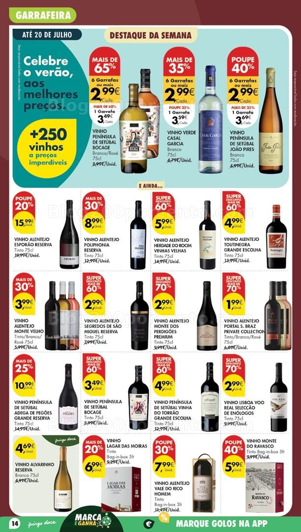 Antevisão Folheto PINGO DOCE Madeira Promoções de 14 a 20 julho