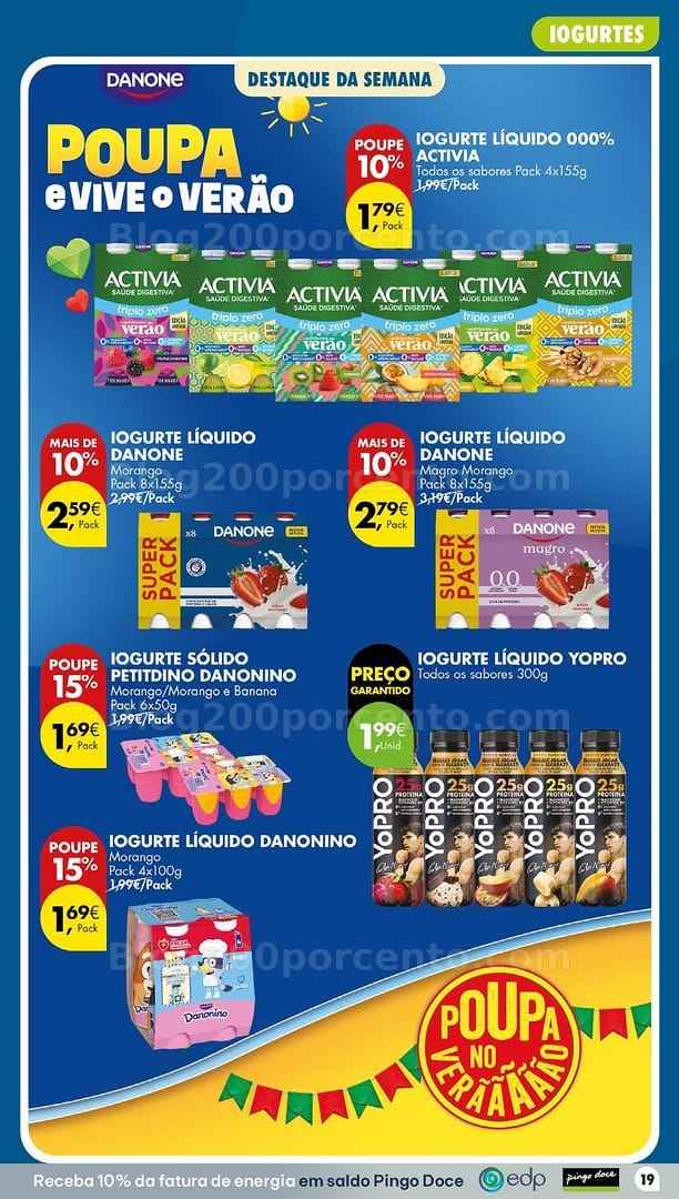 Antevisão Folheto PINGO DOCE Promoções de 14 a 20 julho