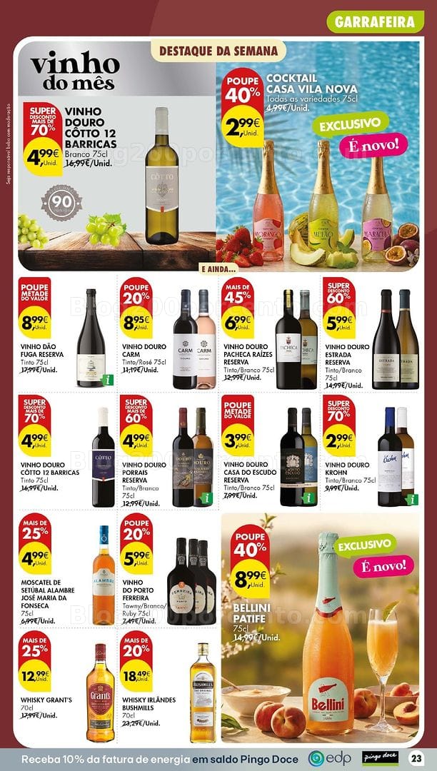 Antevisão Folheto PINGO DOCE Promoções de 14 a 20 julho
